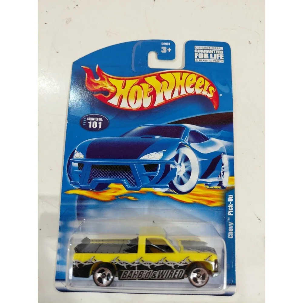 NIP Hot Wheels 1:64 Die Cast Barbed & Wired Chevrolet 1500 Racing Pickup Truck